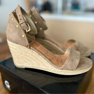 Guess Bae Espadrilles Wedge Sandals Sz 6.5